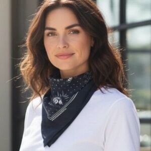 Black and White Bandana Set